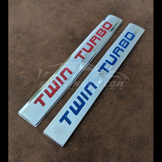 twin turbo badge