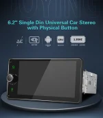 Joying 6.2 Inch Single Din Android Head Unit with Cheapest Price Mirror Function (1).webp